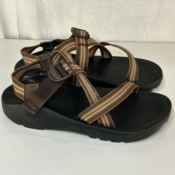 Chaco Z2 Vibram Soles Classic Brown Sport Sandals Men's Size 12 - Picture 1 of 8